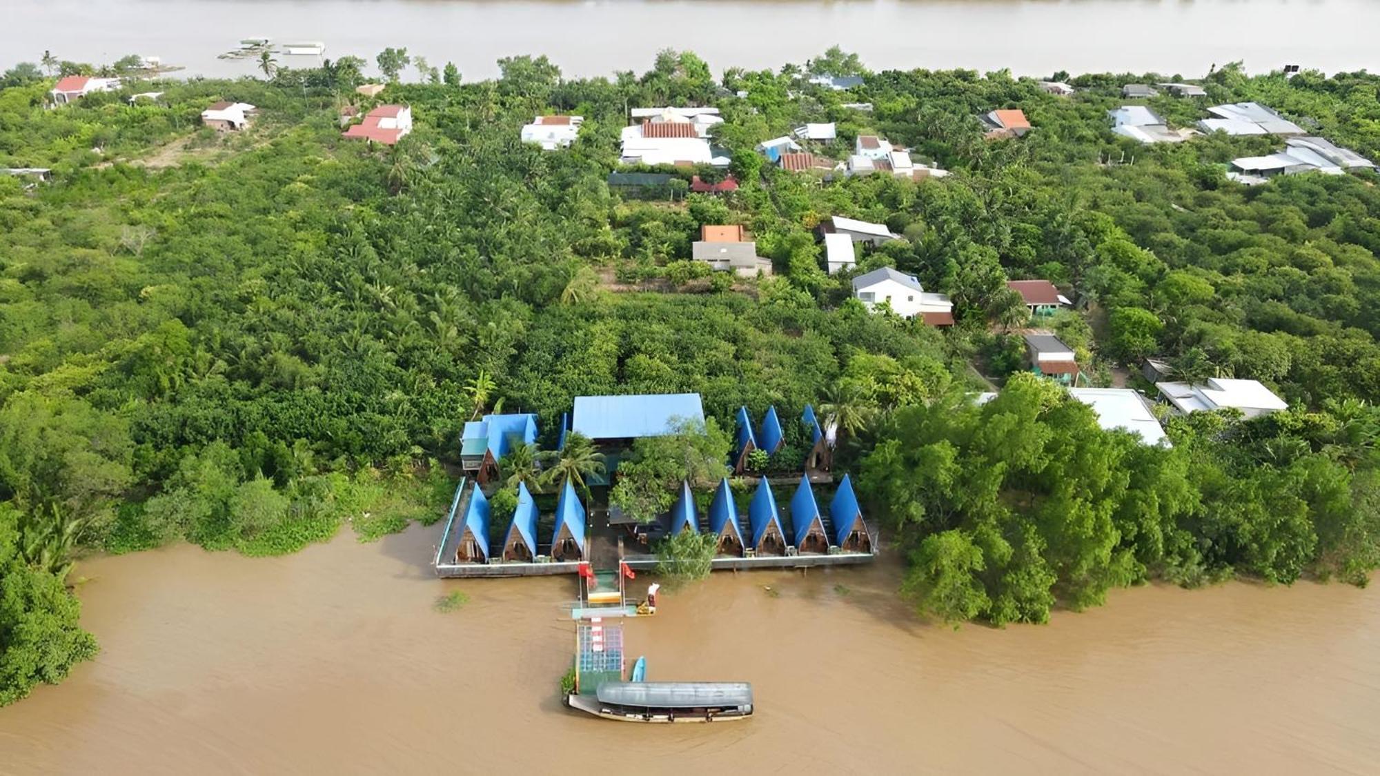 Con Phung Resort Mekong - Nature Escape With Free Boat Shuttle & Fishing Ben Tre Buitenkant foto